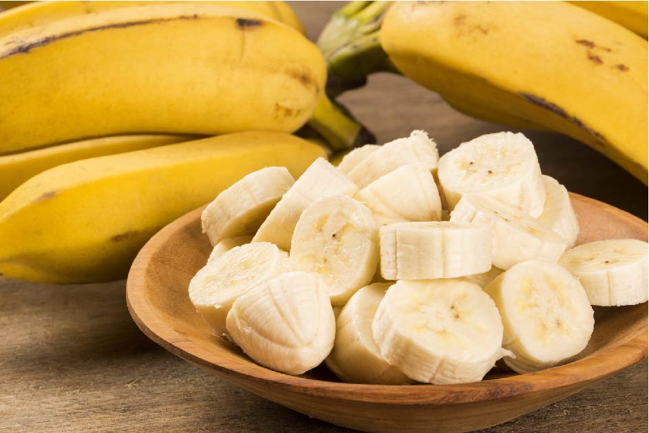 طبق من الموز